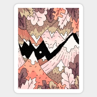 Peaks above and below Sticker